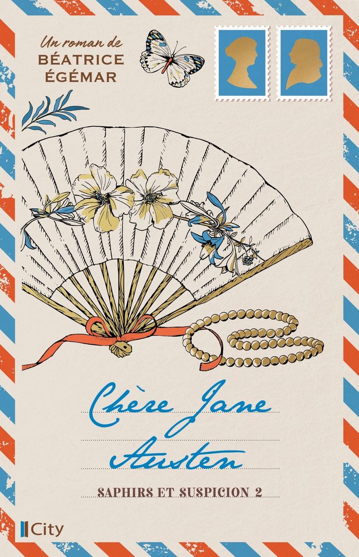Couverture du livre « Saphirs et suspicion » de Béatrice Égémar, librairie Les Contes Infusés à Corte