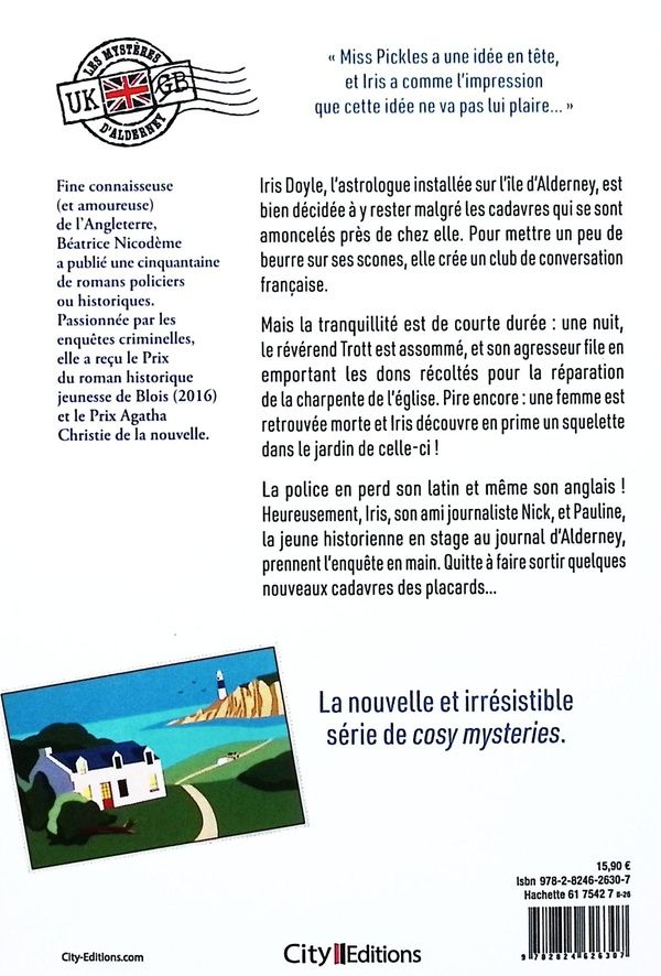Quatrième de couverture de « Les mystères d'Alderney »