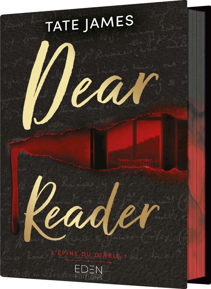 Couverture du livre « L'épine du diable T1 : Dear Reader » de Tate James, librairie Les Contes Infusés à Corte