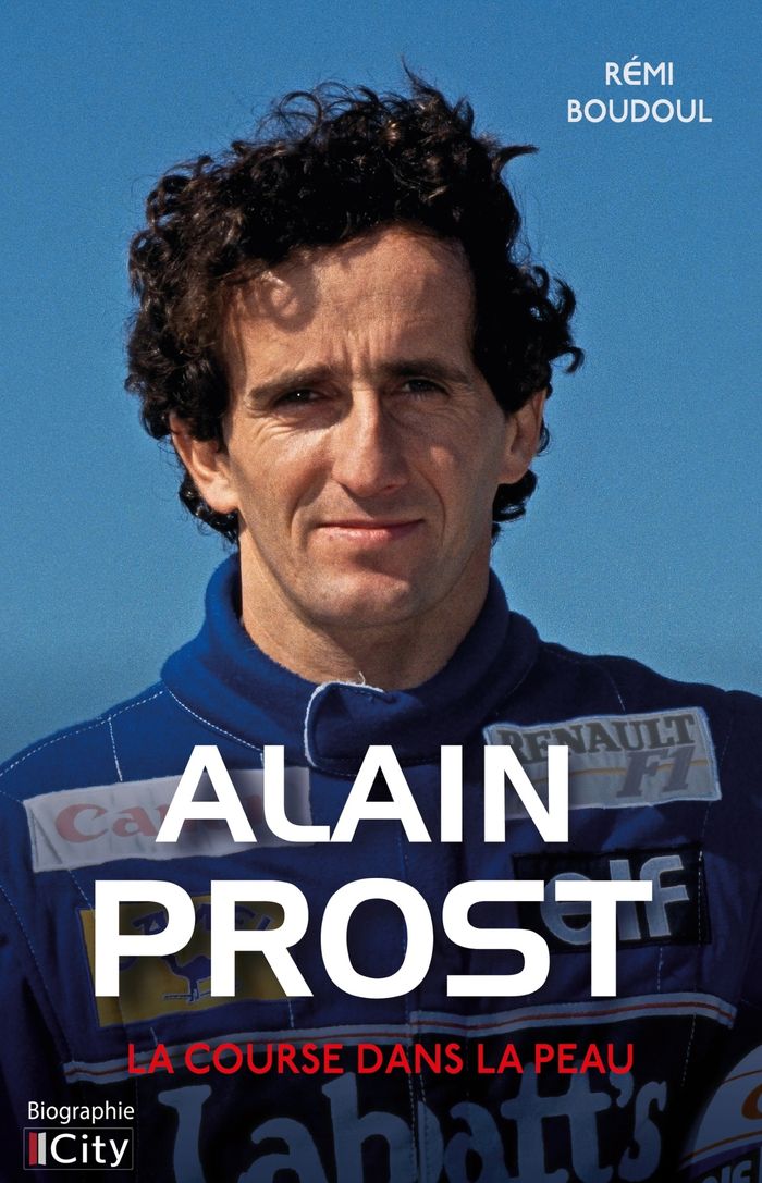 Couverture du livre « Alain Prost : la course dans la peau », librairie Les Contes Infusés à Corte