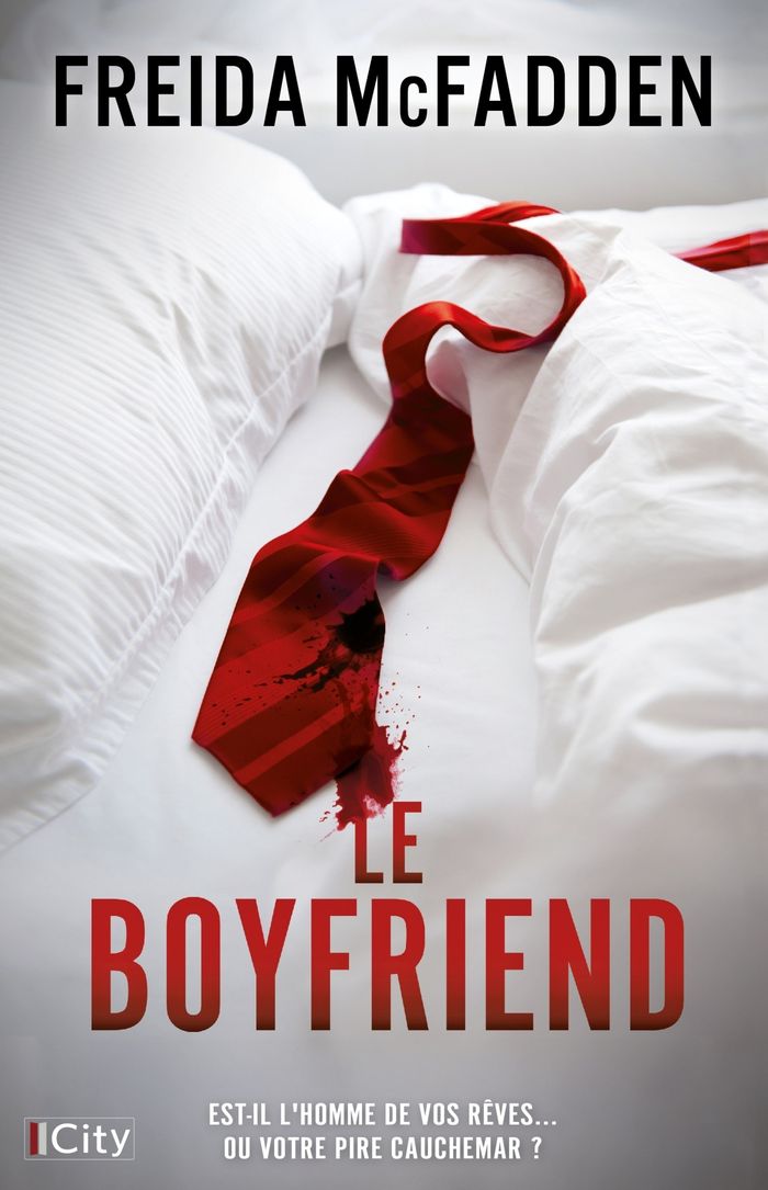 Couverture du livre « LE BOYFRIEND » de Freida Mcfadden, librairie Les Contes Infusés à Corte