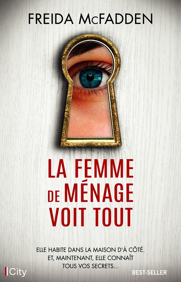 Couverture du livre « La femme de ménage voit tout » de Freida McFadden, librairie Les Contes Infusés à Corte