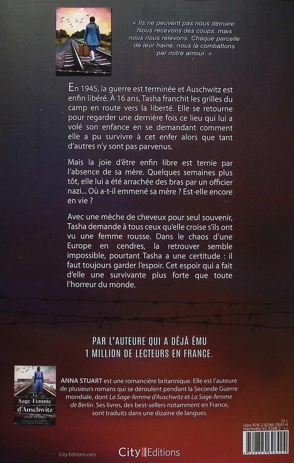 Quatrième de couverture de « L'orpheline d'Auschwitz »