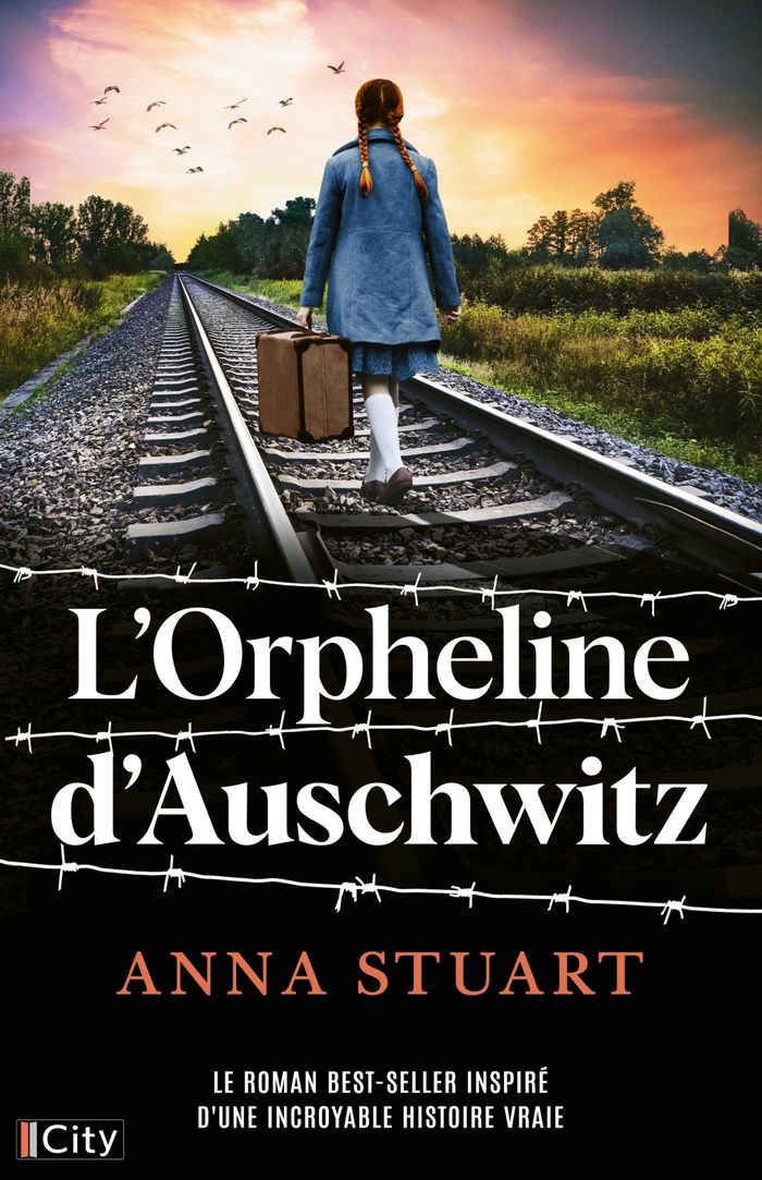 Couverture du livre « L'orpheline d'Auschwitz » de Anna Stuart, librairie Les Contes Infusés à Corte