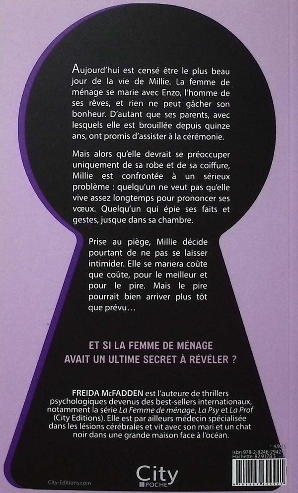 Quatrième de couverture de « LA FEMME DE MENAGE - T04 - LA FEMME DE MENAGE SE MARIE »