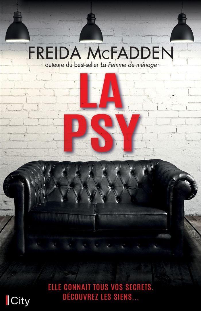 Couverture du livre « La psy » de Freida McFadden, librairie Les Contes Infusés à Corte