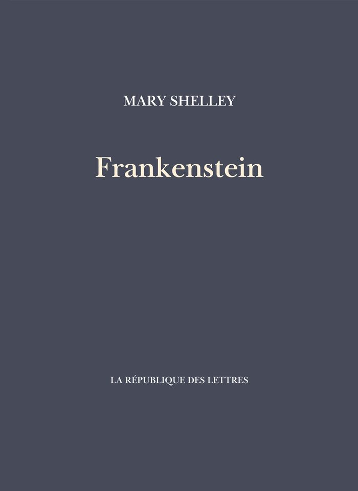 Couverture du livre « Frankenstein ou Le Prométhée moderne » de Mary Wollstonecraft Shelley, librairie Les Contes Infusés à Corte