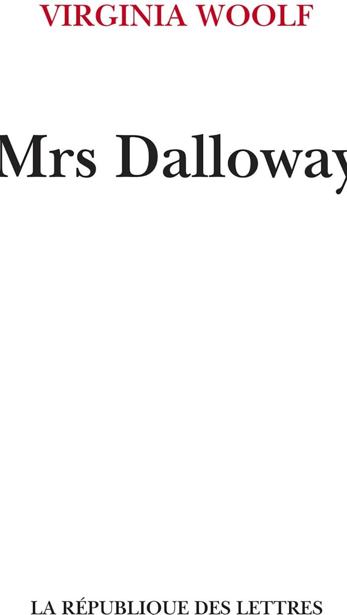 Couverture du livre « Mrs Dalloway », librairie Les Contes Infusés à Corte