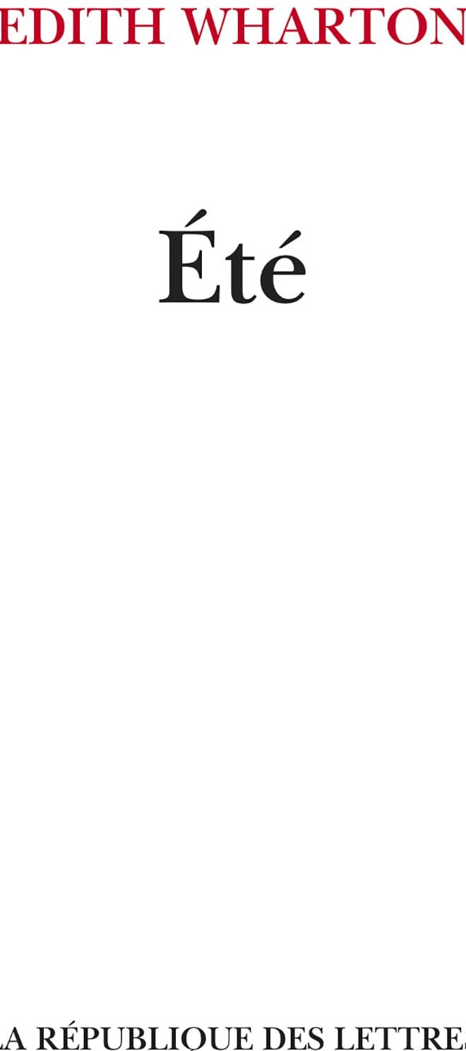Couverture du livre « Été : roman », librairie Les Contes Infusés à Corte