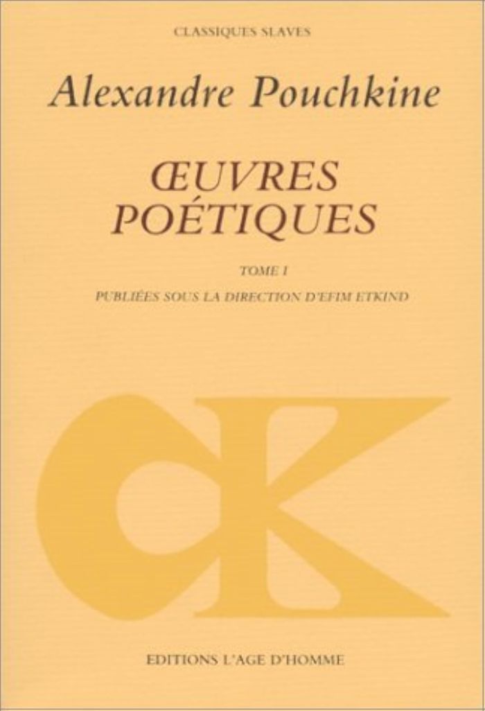 Couverture du livre « OEUVRES POETIQUES I », librairie Les Contes Infusés à Corte