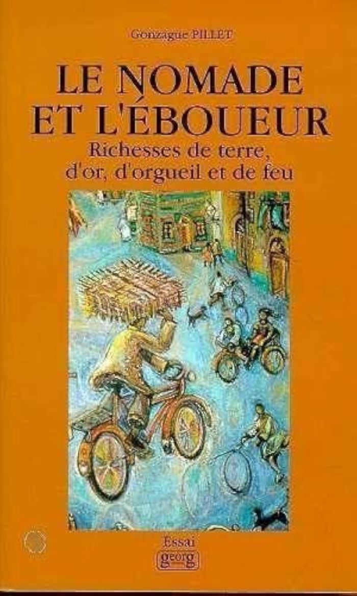 Couverture du livre « LE NOMADE ET L'EBOUEUR » de Pillet/gonzague, librairie Les Contes Infusés à Corte