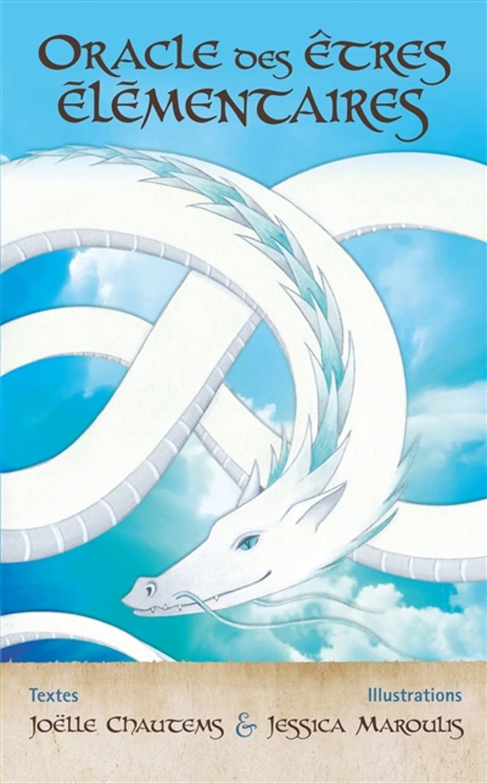 Couverture du livre « ORACLE DES ETRES ELEMENTAIRES » de Chautems/maroulis, librairie Les Contes Infusés à Corte