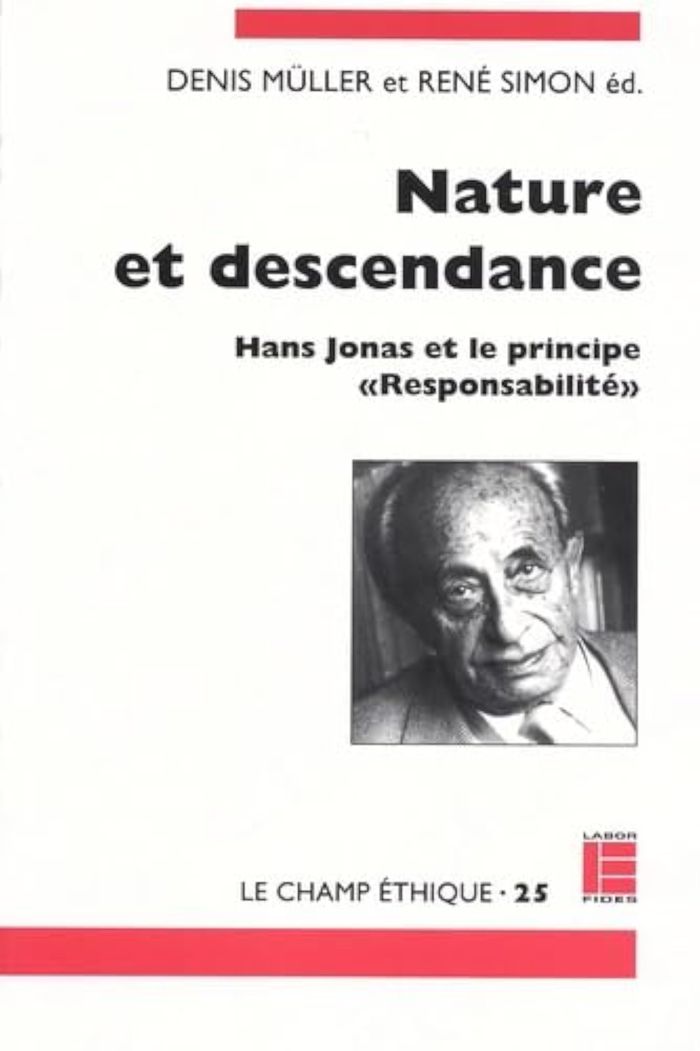 Couverture du livre « NATURE ET DESCENDANCE - HANS JONAS ET LE PRINCIPE "RESPONSABILITE" » de Muller/simon, librairie Les Contes Infusés à Corte