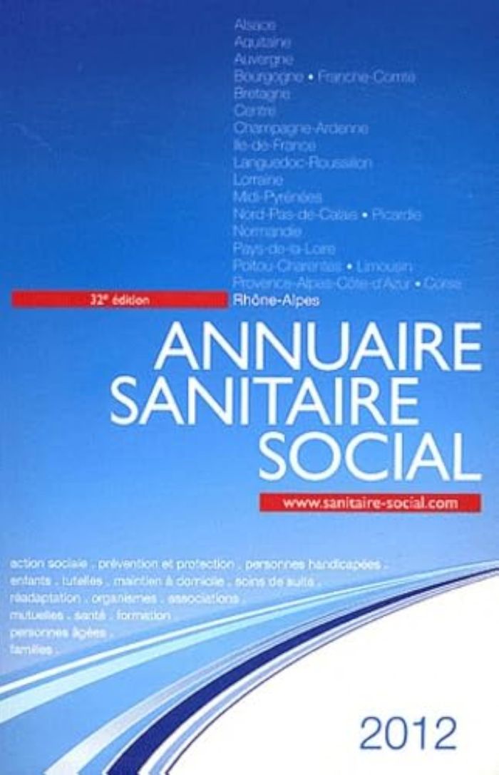 Couverture du livre « ASS RHONE-ALPES 2012 » de Collectif, librairie Les Contes Infusés à Corte