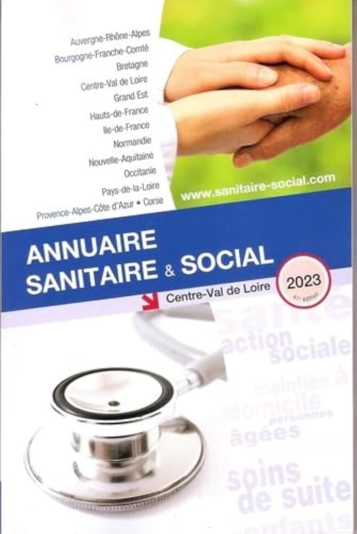 Couverture du livre « ANNUAIRE SANITAIRE ET SOCIAL CENTRE-VAL DE LOIRE 2023 » de Collectif, librairie Les Contes Infusés à Corte