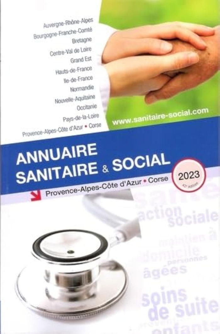 Couverture du livre « ANNUAIRE SANITAIRE ET SOCIAL PAYS-DE-LA-LOIRE 2023 » de Collectif, librairie Les Contes Infusés à Corte