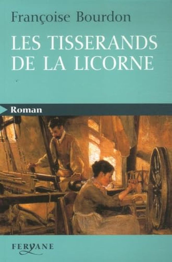 Couverture du livre « Les tisserands de la licorne » de Françoise Bourdon, librairie Les Contes Infusés à Corte