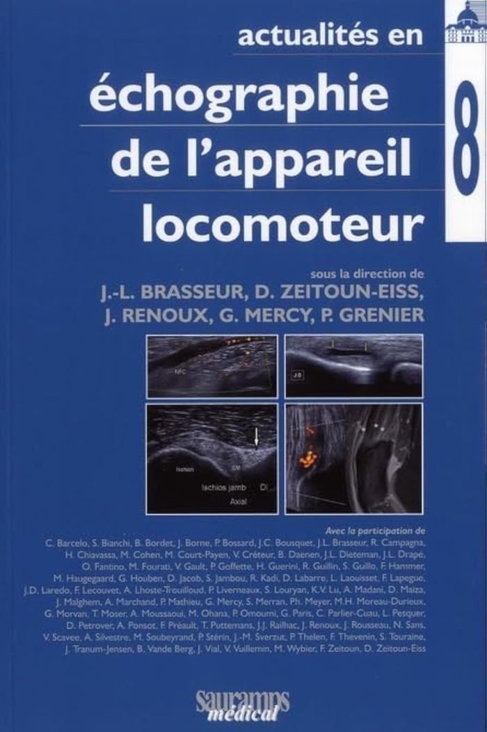 Couverture du livre « ECHOGRAPHIE DE L'APPAREIL LOCOMOTEUR T8 » de Brasseur J L, librairie Les Contes Infusés à Corte