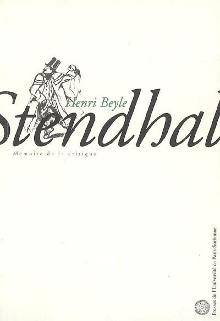 Couverture du livre « STENDHAL », librairie Les Contes Infusés à Corte