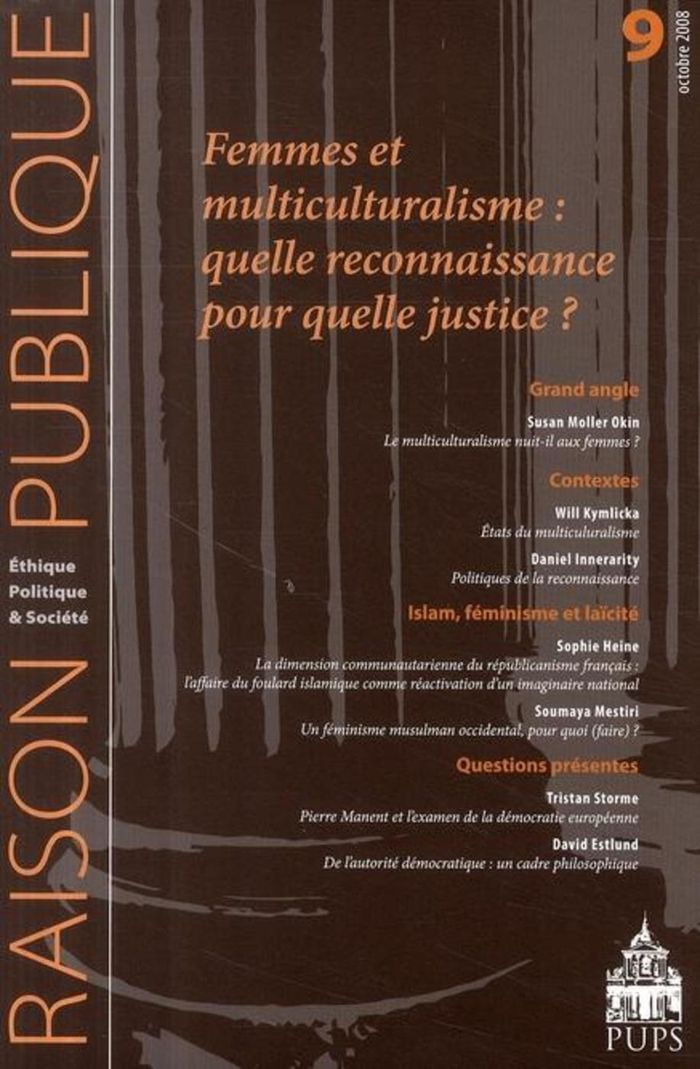 Couverture du livre « FEMMES ET MULTICULTURALISME » de Pur, librairie Les Contes Infusés à Corte