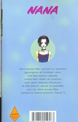Quatrième de couverture de « NANA T01 - VOL01 »