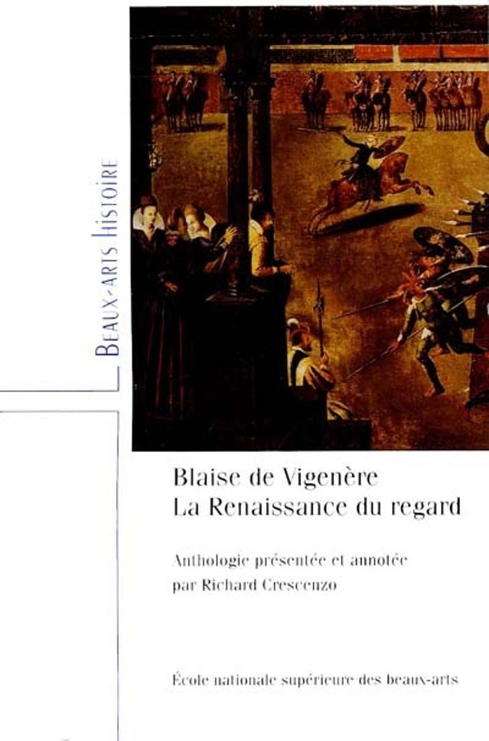 Couverture du livre « LA RENAISSANCE DU REGARD » de Vigenere (de) Blaise, librairie Les Contes Infusés à Corte