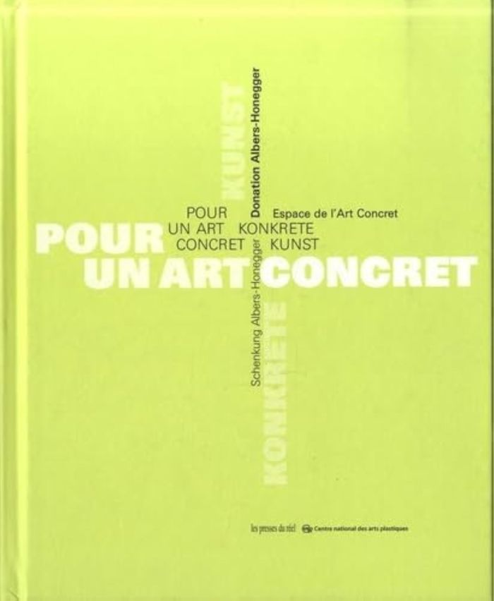 Couverture du livre « POUR UN ART CONCRET - ESPACE DE L ART CONCRET » de Collectif, librairie Les Contes Infusés à Corte