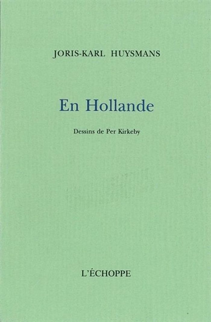 Couverture du livre « EN HOLLANDE », librairie Les Contes Infusés à Corte