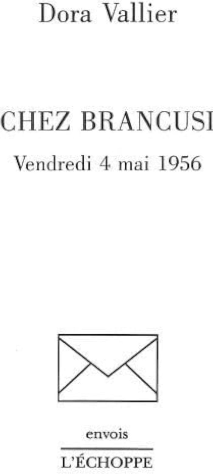 Couverture du livre « CHEZ BRANCUSI », librairie Les Contes Infusés à Corte