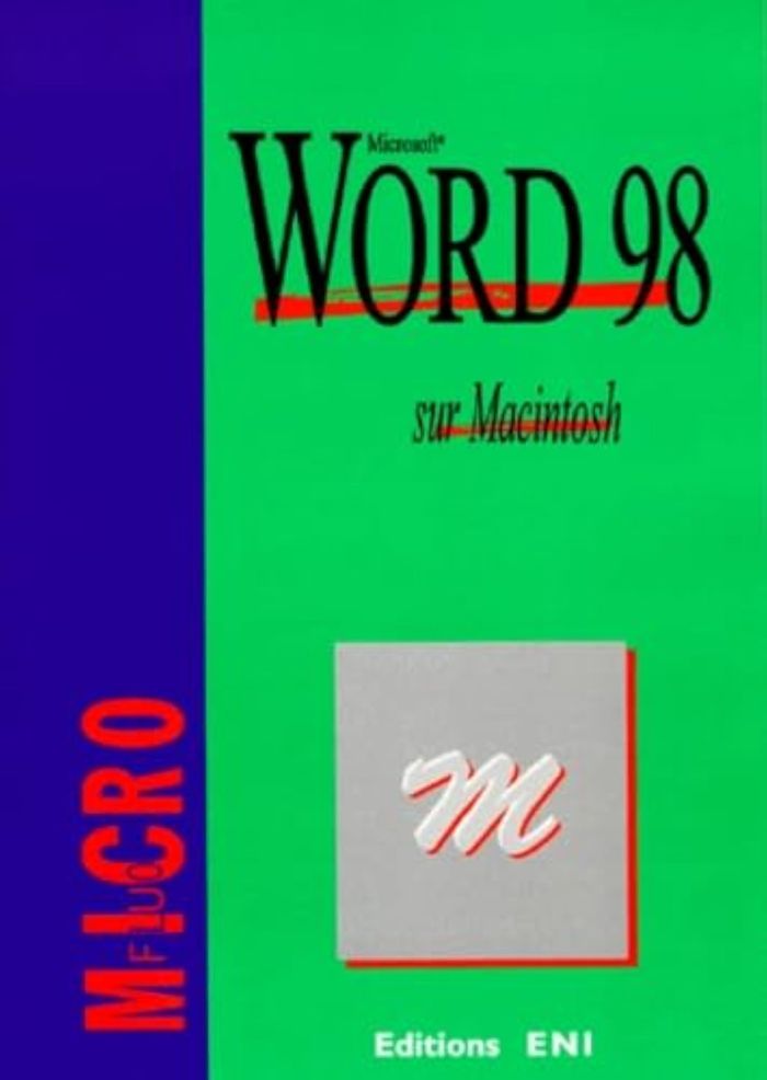 Couverture du livre « WORD 98 SUR MACINTOSH » de Collectif, librairie Les Contes Infusés à Corte