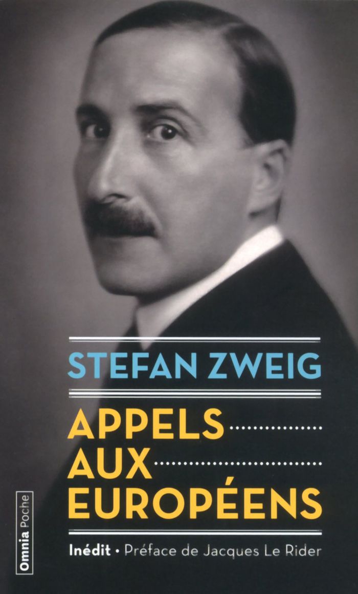Couverture du livre « Appels aux Européens » de Stefan Zweig, librairie Les Contes Infusés à Corte