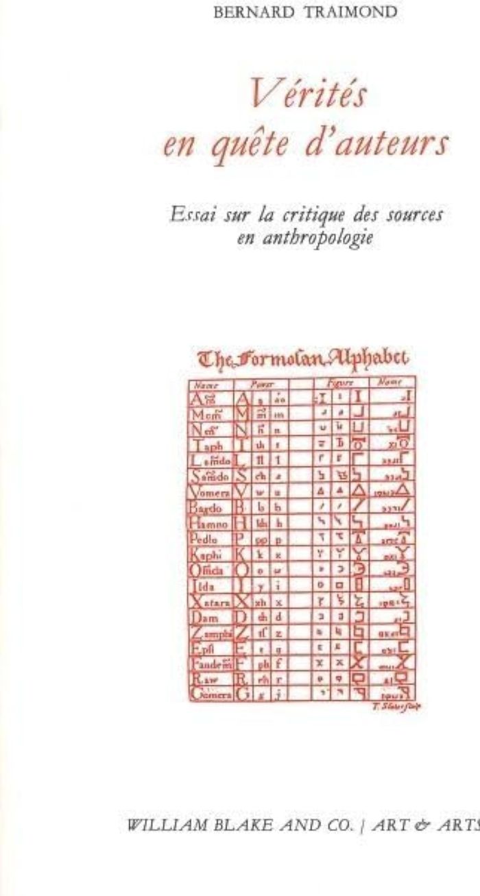 Couverture du livre « VERITES EN QUETE D'AUTEURS » de Bernard Traimond, librairie Les Contes Infusés à Corte