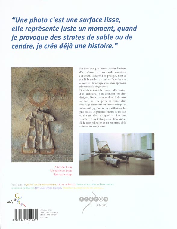 Quatrième de couverture de « KIEFER S'ATTAQUE A LA MATIERE »