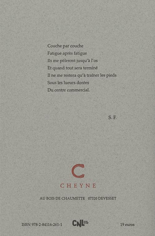 Quatrième de couverture de « SOLITUDE EUROPE »