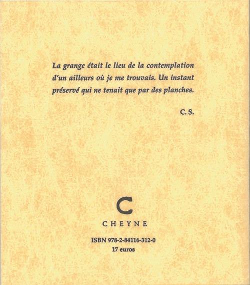 Quatrième de couverture de « DANS LE RETRAIT DES GRANGES »