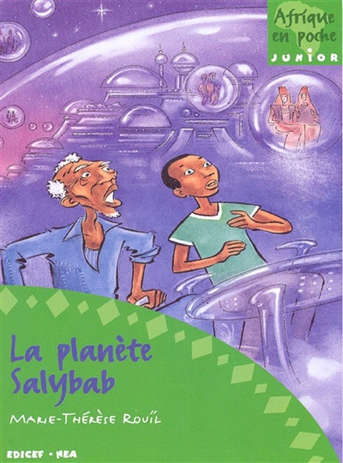 Couverture du livre « LA PLANETE SALYBAB » de Marie-Therese Rouil, librairie Les Contes Infusés à Corte