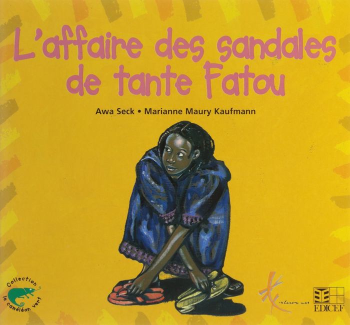 Couverture du livre « L'AFFAIRE DES SANDALES DE TANTE FATOU », librairie Les Contes Infusés à Corte