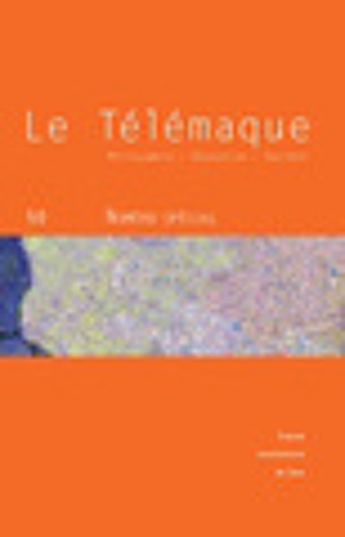 Couverture du livre « LE TELEMAQUE, N  50/2016 » de Brigitte Frelat-Kahn, librairie Les Contes Infusés à Corte