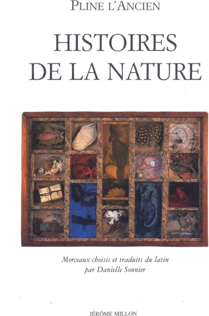 Couverture du livre « HISTOIRES DE LA NATURE » de L'Ancien Pline, librairie Les Contes Infusés à Corte