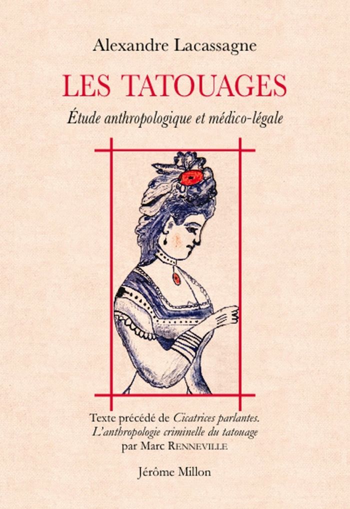 Couverture du livre « Les tatouages : étude anthropologique et médico-légale, 1881 », librairie Les Contes Infusés à Corte