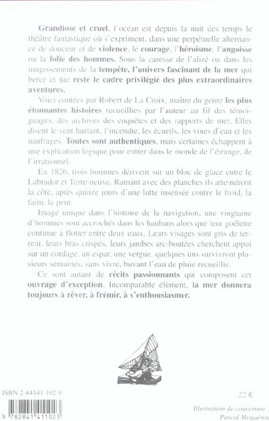 Quatrième de couverture de « HISTOIRES EXTRAORDINAIRES DE LA MER »