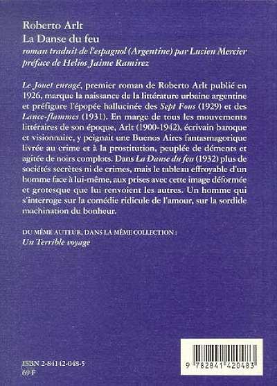 Quatrième de couverture de « DANSE DU FEU (LA) »