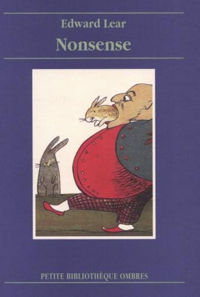 Couverture du livre « NONSENSE » de Edward Lear, librairie Les Contes Infusés à Corte