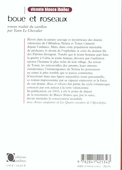 Quatrième de couverture de « BOUE ET ROSEAUX »