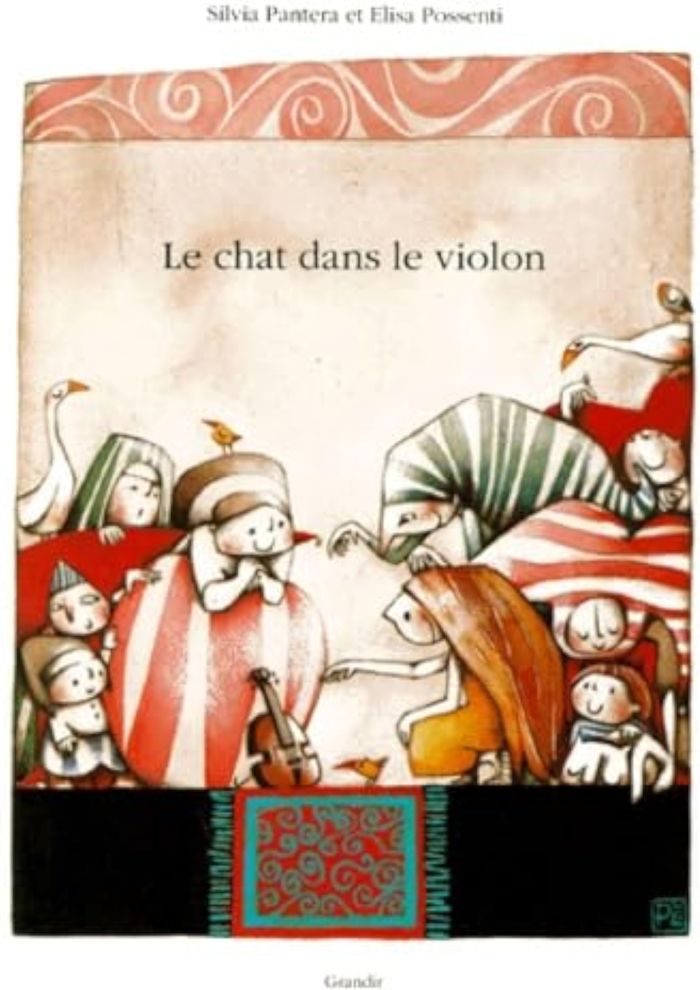 Couverture du livre « LE CHAT DANS LE VIOLON » de Silvia Pantera, librairie Les Contes Infusés à Corte