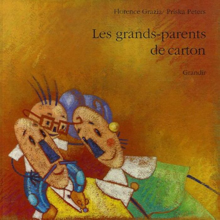 Couverture du livre « LES GRANDS-PARENTS DE CARTON », librairie Les Contes Infusés à Corte