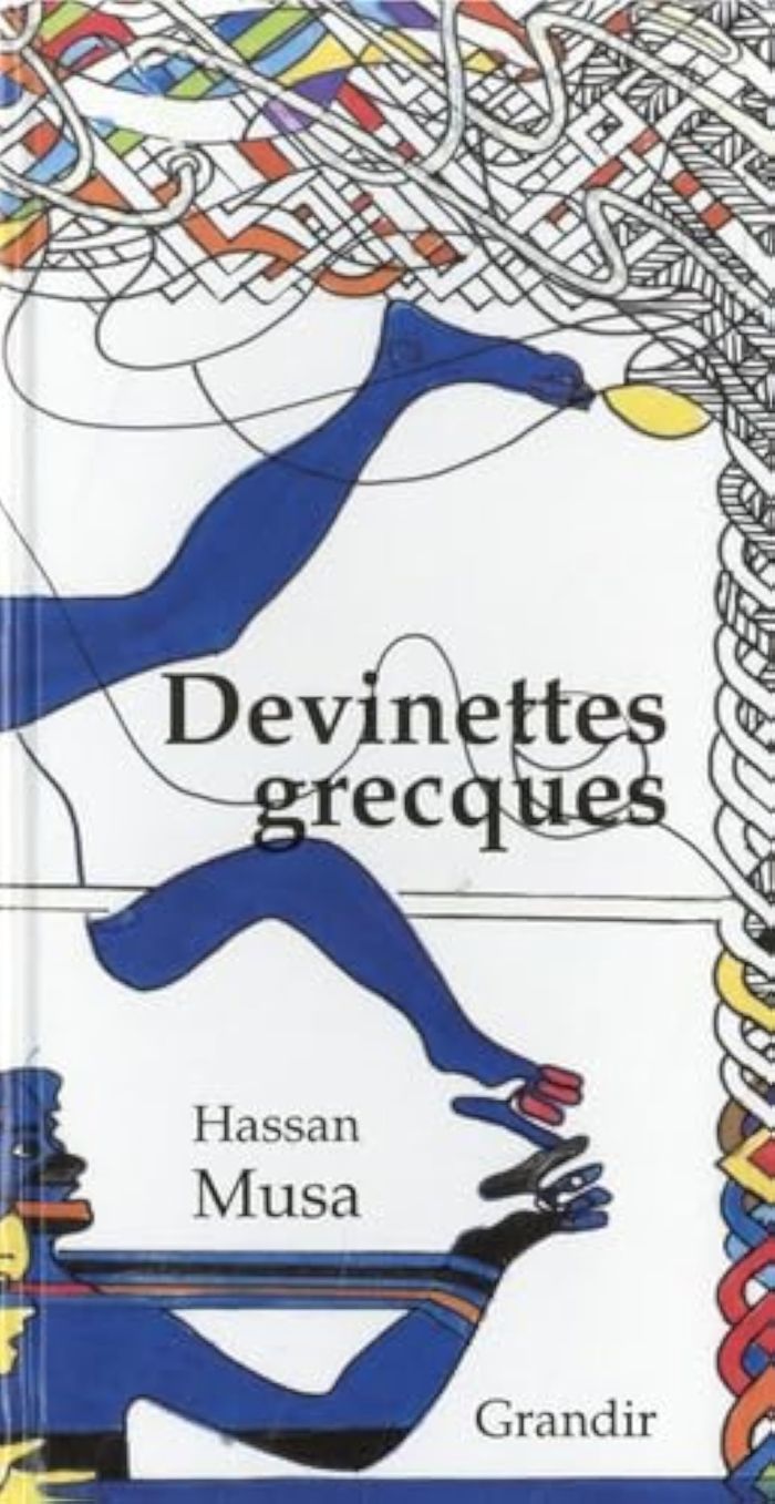 Couverture du livre « DEVINETTES GRECQUES » de Angelique Marmaridou, librairie Les Contes Infusés à Corte