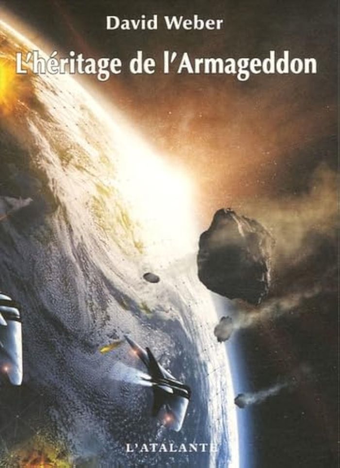 Couverture du livre « TRIPTYQUE DE DAHAK - T02 - L'HERITAGE DE L'ARMAGEDDON », librairie Les Contes Infusés à Corte