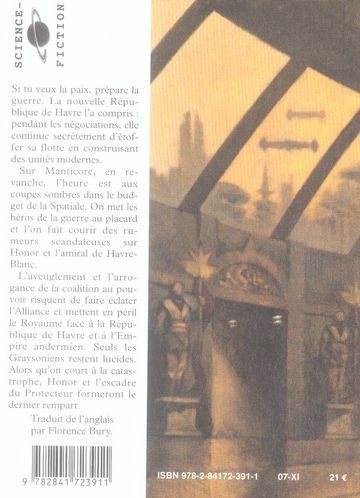 Quatrième de couverture de « HONOR HARRINGTON - T10 - PLAIES D'HONNEUR T1 »