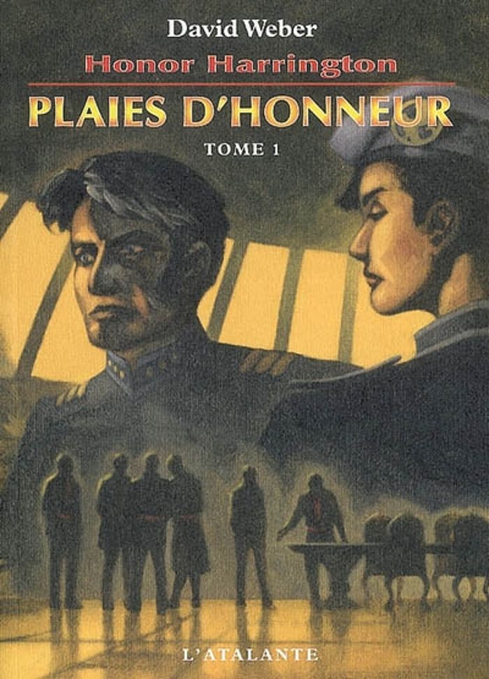 Couverture du livre « HONOR HARRINGTON - T10 - PLAIES D'HONNEUR T1 » de David Weber, librairie Les Contes Infusés à Corte